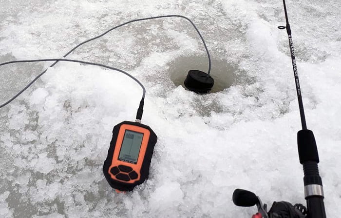 Практическое применение Wi-Fi эхолота Практик 7 зимой на рыбалке