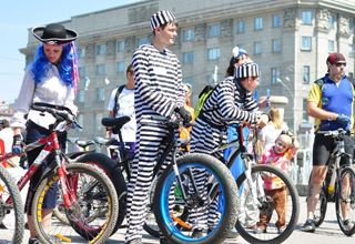 Велокарнавал в Новосибирске