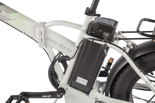 Складной электровелосипед Gelbert Saturn Dual PRO проезжает 40 км на одной зарядке