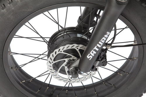 Складной электровелосипед Gelbert Saturn Dual PRO с дисковыми тормозами
