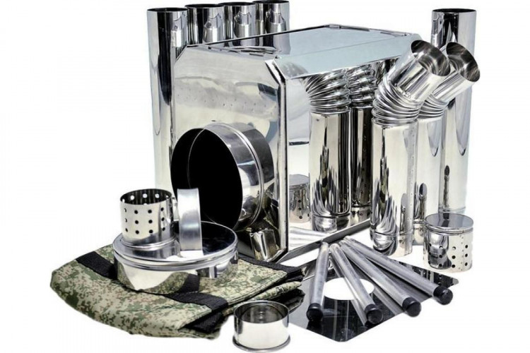 Печь пошехонка Турист 25 л с 3D экранами сталь 0,8мм в Екатеринбурге