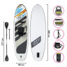 SUP-доска Bestway White Cap Convertible в Екатеринбурге