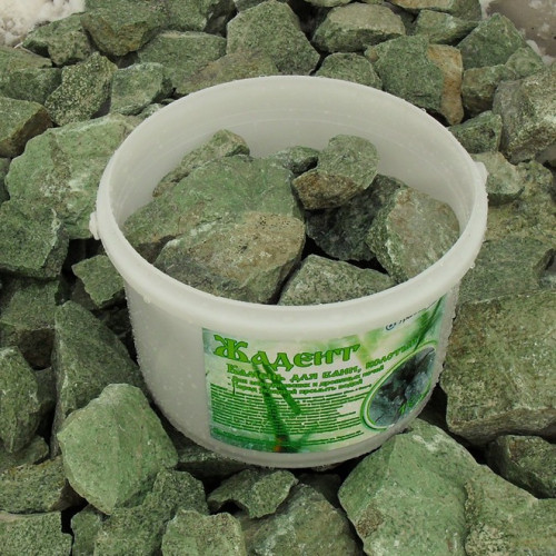 Камни для бани Жадеит колотый 15кг в Екатеринбурге