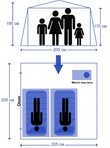 Мобильная баня-палатка МОРЖ в Екатеринбурге