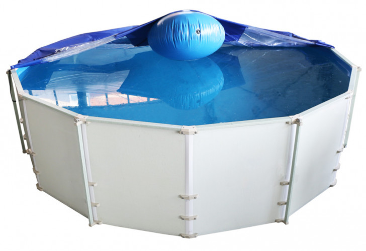 Тент для бассейна с надувной подушкой "Фиеста" в Екатеринбурге