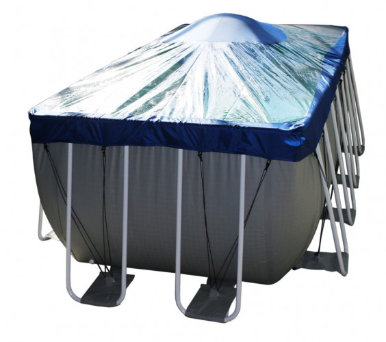 Тент для прямоугольного бассейна Intex/Bestway с надувной подушкой "Фиеста" в Екатеринбурге