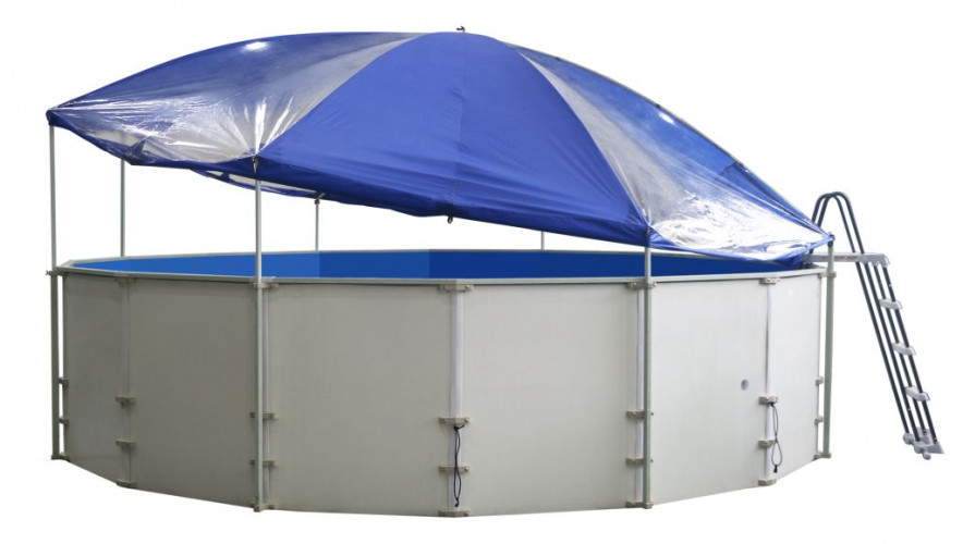 Подъемный тент-навес для бассейна "Фиеста" в Екатеринбурге