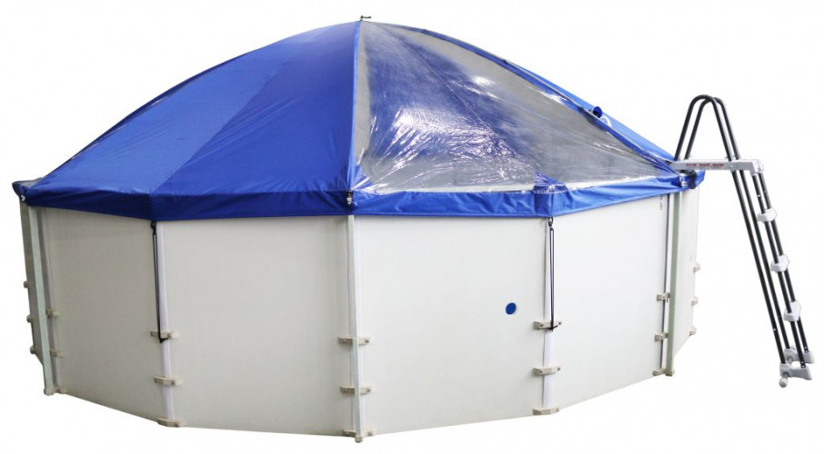 Подъемный тент-навес для бассейна "Фиеста" в Екатеринбурге