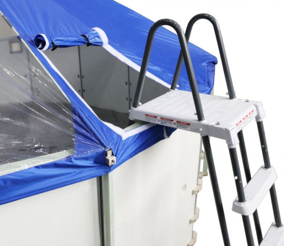 Подъемный тент-навес для бассейна "Фиеста" в Екатеринбурге