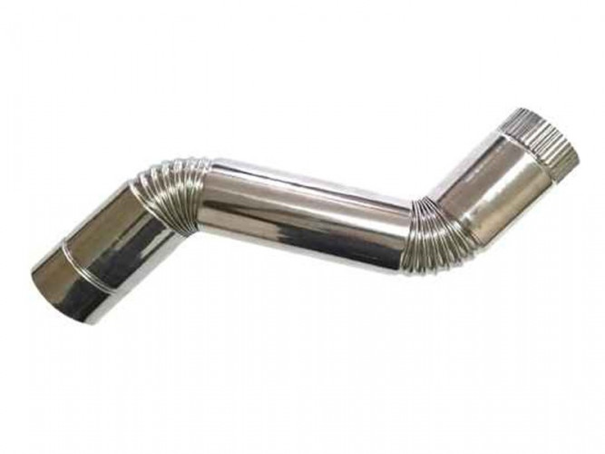 Сегмент трубы S-образный d-65 мм.(нерж.)Инвент в Екатеринбурге