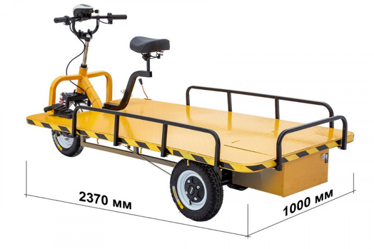 Грузовая электрическая тележка RuTrike ТАКСА ВАЙД в Екатеринбурге