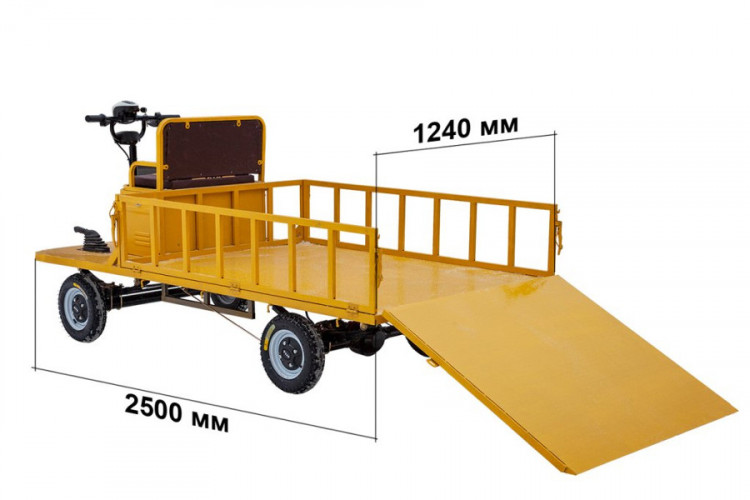 Грузовая электрическая тележка RuTrike ПЕРОН ТРАП в Екатеринбурге