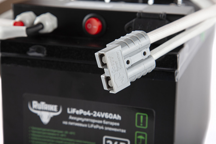 Тяговый железо-фосфатный аккумулятор RuTrike LiFePO4 60V48Ah (60А) в Екатеринбурге