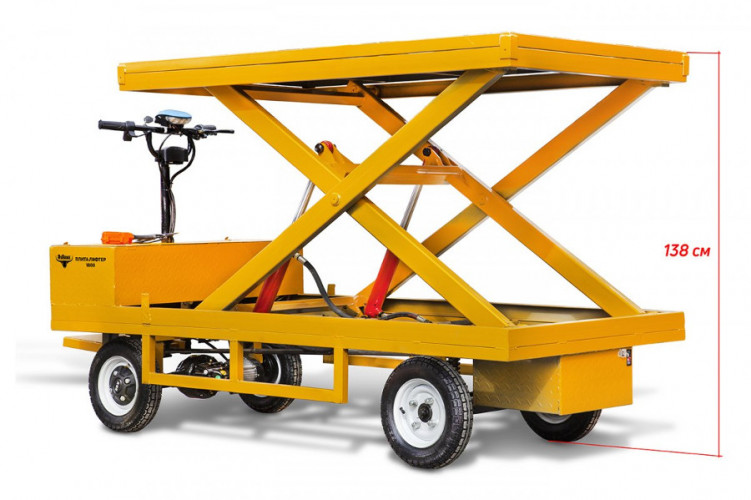 Самоходная тележка RuTrike ПЛИТА ЛИФТЕР 1800 с гидроподъёмником в Екатеринбурге