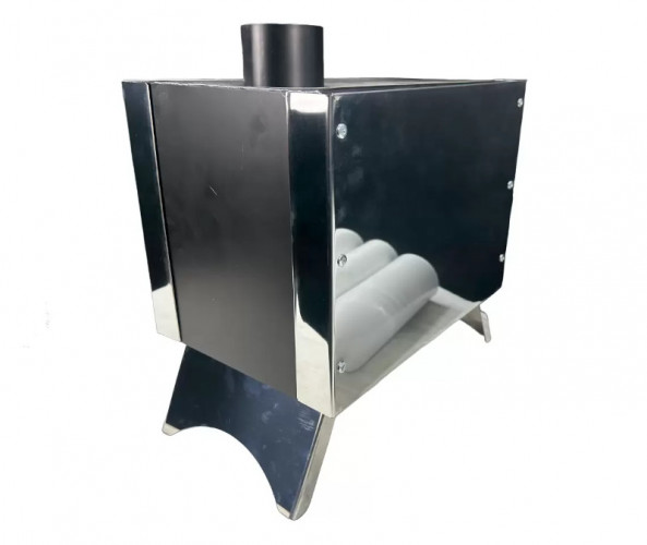 Печь дровяная Сибирка малая из нержавейки в Екатеринбурге