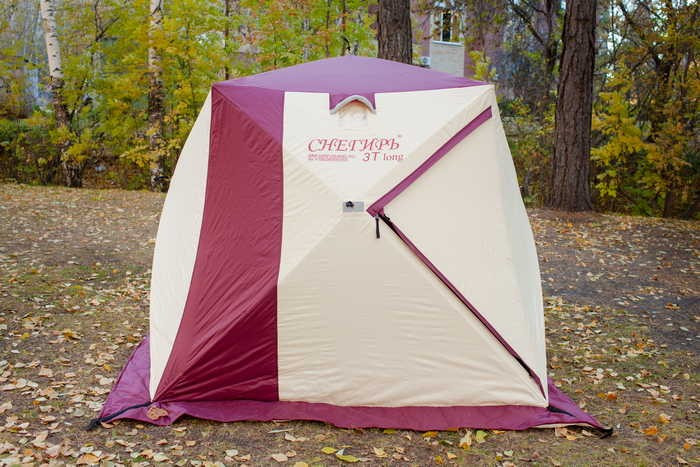 Зимняя палатка для рыбалки Куб Снегирь 3T Long в Екатеринбурге