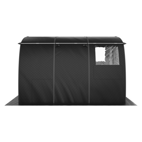 Мобильная баня-палатка МОРЖ Max (Черный) в Екатеринбурге