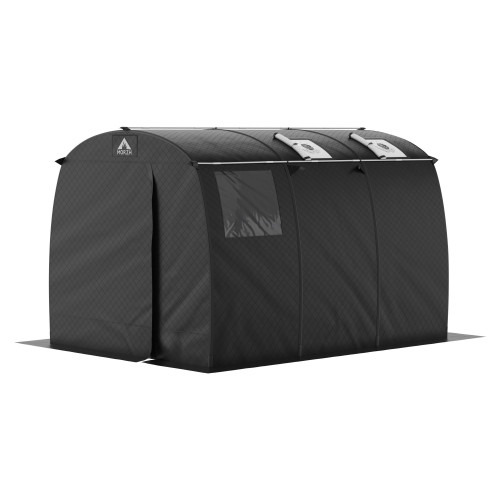 Мобильная баня-палатка МОРЖ Max (Черный) в Екатеринбурге