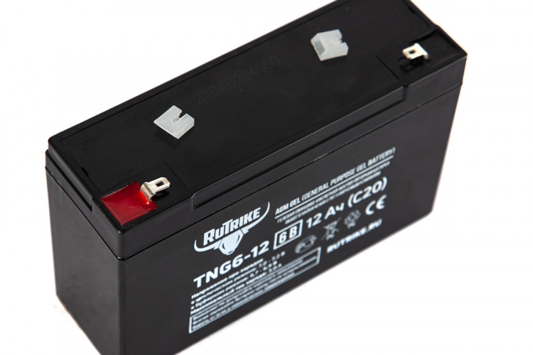 Тяговый гелевый аккумулятор RuTrike TNG 6-12 (6V12A/H C20) в Екатеринбурге