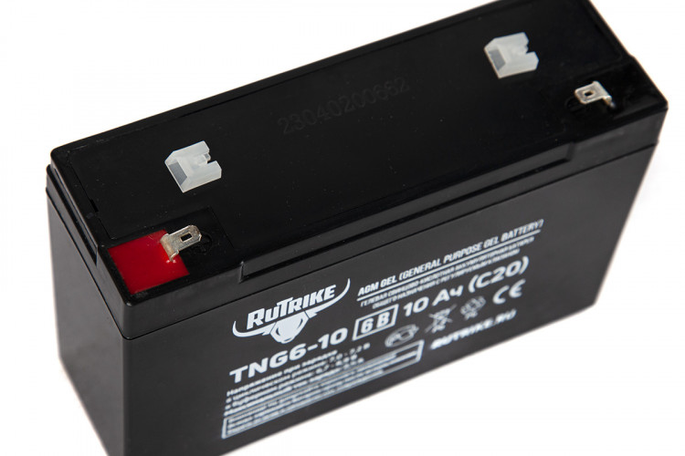 Тяговый гелевый аккумулятор RuTrike TNG 6-10 (6V10A/H C20) в Екатеринбурге