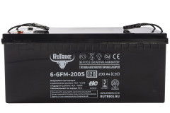 Тяговый гелевый аккумулятор RuTrike 6-GFM-200 (12V200A/H C20)