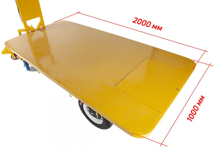 Грузовая электрическая тележка RuTrike Плита 2000 в Екатеринбурге
