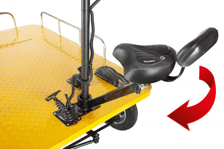 Грузовая электрическая тележка RuTrike СКЛАД 1500 NEW в Екатеринбурге