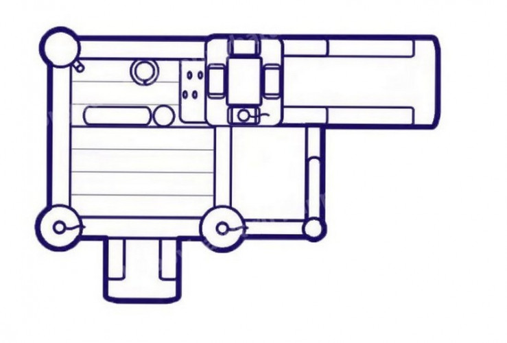 Надувной батут Happy Hop Цитадель 3 в 1 (9021) в Екатеринбурге