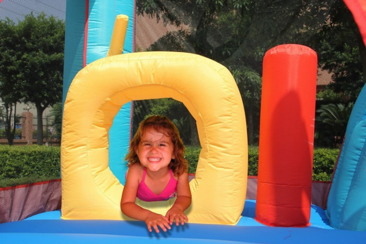 Надувной батут Happy Hop Цитадель 3 в 1 (9021) в Екатеринбурге