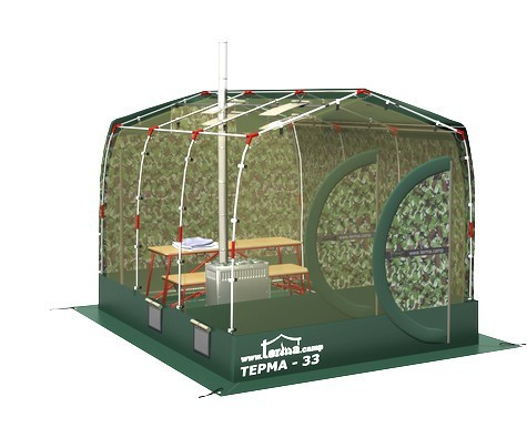 Зимняя палатка Терма-33 в Екатеринбурге