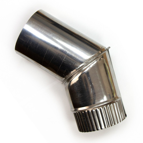 Колено дымохода d90, угол 45° в Екатеринбурге