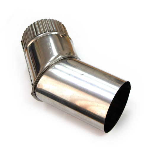 Колено дымохода d90, угол 45° в Екатеринбурге