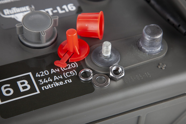 Тяговый аккумулятор RuTrike WET DTL16 (L16H-AC) 6V275A/H C3 в Екатеринбурге