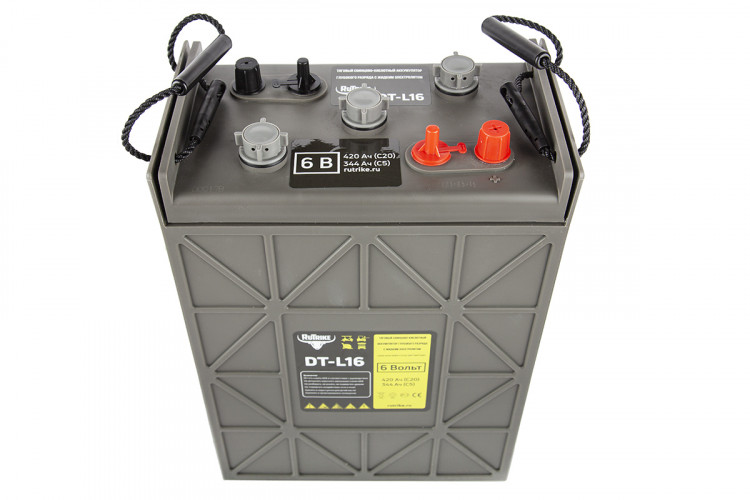 Тяговый аккумулятор RuTrike WET DTL16 (L16H-AC) 6V275A/H C3 в Екатеринбурге