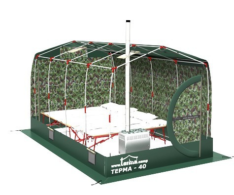 Зимняя палатка Терма-42 в Екатеринбурге