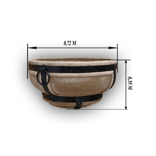 Очаг для костра большой Подсолнух в Екатеринбурге