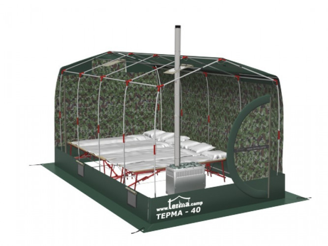 Зимняя палатка Терма-44 в Екатеринбурге