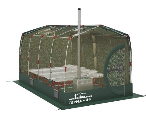 Зимняя палатка Терма-44 в Екатеринбурге
