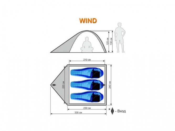 Туристическая палатка Maverick WIND в Екатеринбурге