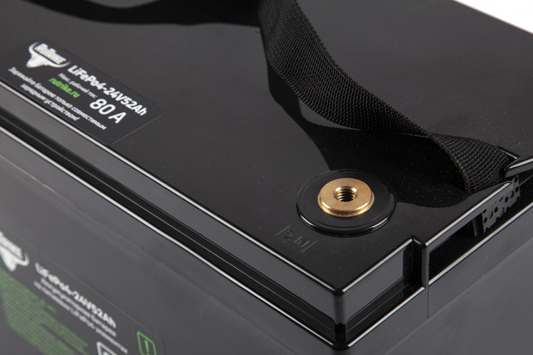 Тяговый железо-фосфатный аккумулятор RuTrike LiFePO4 24V52Ah (80A) в Екатеринбурге