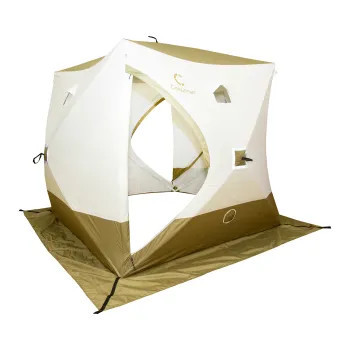 Палатка зимняя куб СЛЕДОПЫТ Premium 2.1x2.1 в Екатеринбурге