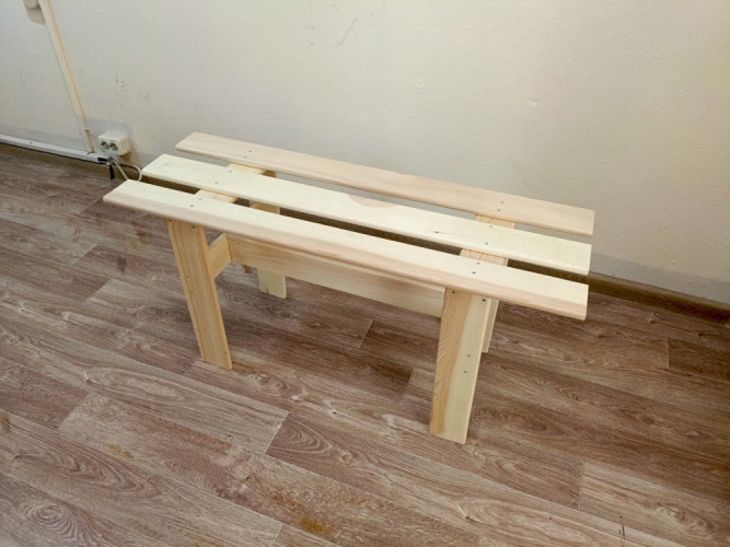 Лавка деревянная в Екатеринбурге