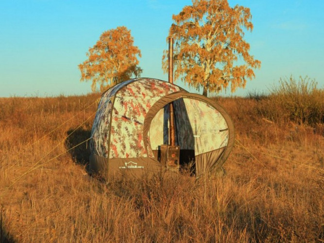 Мобильная баня ТЕРМА-10 с 1 окном (походная) в Екатеринбурге