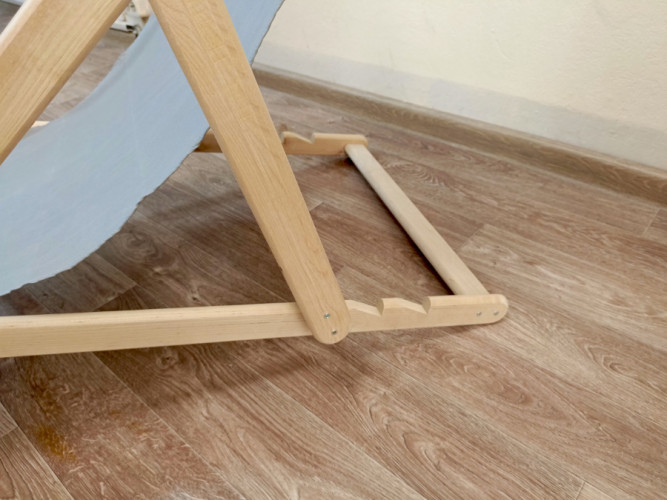 Кресло-шезлонг деревянное складное в Екатеринбурге