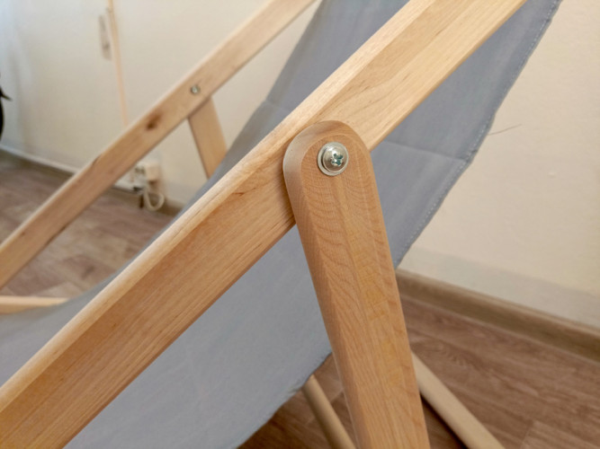 Кресло-шезлонг деревянное складное в Екатеринбурге