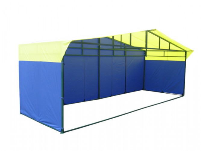Торговая палатка МИТЕК ДОМИК 6 X 2 из квадратной трубы 40 Х 20 мм в Екатеринбурге