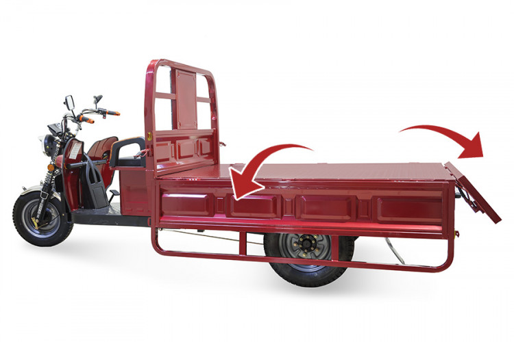 Грузовой электрический трицикл Rutrike D4 1800 60V1500W в Екатеринбурге